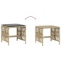 vidaXL Gartenhocker Kissen 4Stk. Beigemischung 41x41x36 cm Poly Rattan vidaXL Gartenhocker Kissen 4Stk. Beigemischung 41x41x36 cm Poly Rattan