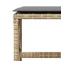 vidaXL Gartenhocker Kissen 4Stk. Beigemischung 41x41x36 cm Poly Rattan vidaXL Gartenhocker Kissen 4Stk. Beigemischung 41x41x36 cm Poly Rattan