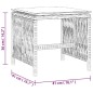 vidaXL Gartenhocker Kissen 4Stk. Beigemischung 41x41x36 cm Poly Rattan vidaXL Gartenhocker Kissen 4Stk. Beigemischung 41x41x36 cm Poly Rattan
