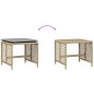 vidaXL Gartenhocker Kissen 4Stk. Beigemischung 41x41x36 cm Poly Rattan vidaXL Gartenhocker Kissen 4Stk. Beigemischung 41x41x36 cm Poly Rattan