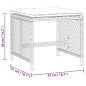 vidaXL Gartenhocker Kissen 4Stk. Beigemischung 41x41x36 cm Poly Rattan vidaXL Gartenhocker Kissen 4Stk. Beigemischung 41x41x36 cm Poly Rattan