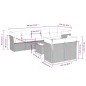 vidaXL 9-tlg. Garten-Sofagarnitur mit Kissen Braun Poly Rattan vidaXL 9-tlg. Garten-Sofagarnitur mit Kissen Braun Poly Rattan