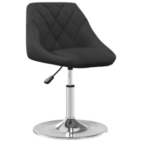 vidaXL Esszimmerstühle 6 Stk. Drehbar Schwarz Samt