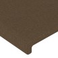 vidaXL Bettgestell ohne Matratze Dunkelbraun 100x200 cm Stoff vidaXL Bettgestell ohne Matratze Dunkelbraun 100x200 cm Stoff