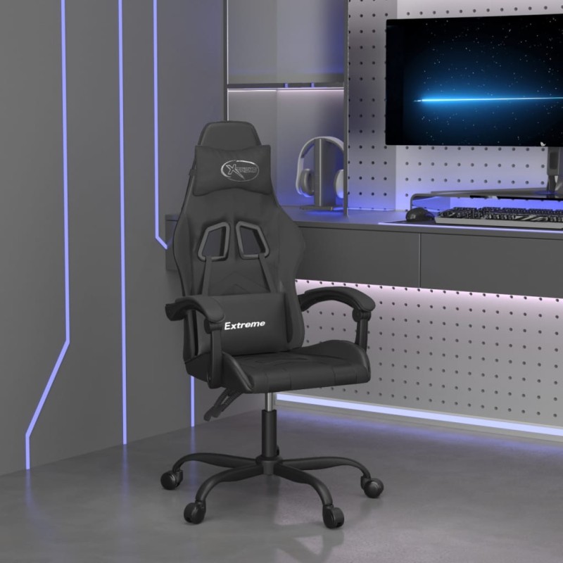 vidaXL Gaming-Stuhl Schwarz Kunstleder vidaXL Gaming-Stuhl Schwarz Kunstleder