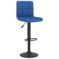 vidaXL Barhocker 2 Stk. Blau Stoff vidaXL Barhocker 2 Stk. Blau Stoff