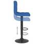 vidaXL Barhocker 2 Stk. Blau Stoff vidaXL Barhocker 2 Stk. Blau Stoff