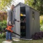 Keter Gerätehaus Darwin 46 Grau Holz-Optik Keter Gerätehaus Darwin 46 Grau Holz-Optik