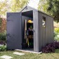 Keter Gerätehaus Darwin 46 Grau Holz-Optik Keter Gerätehaus Darwin 46 Grau Holz-Optik