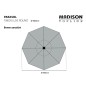 Madison Sonnenschirm Timor Luxe 400 cm Taupe PAC8P015 Madison Sonnenschirm Timor Luxe 400 cm Taupe PAC8P015
