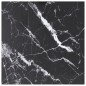 vidaXL Tischplatte Schwarz 60x60 cm 6 mm Hartglas in Marmoroptik vidaXL Tischplatte Schwarz 60x60 cm 6 mm Hartglas in Marmoroptik