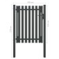 vidaXL Gartentor Stahl 1x1,7 m Anthrazit vidaXL Gartentor Stahl 1x1,7 m Anthrazit