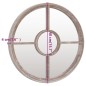 vidaXL Gartenspiegel Sand 40x4 cm Eisen Rund vidaXL Gartenspiegel Sand 40x4 cm Eisen Rund