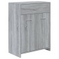 vidaXL Badezimmerschrank Grau Sonoma 60x33x80 cm Holzwerkstoff vidaXL Badezimmerschrank Grau Sonoma 60x33x80 cm Holzwerkstoff