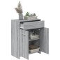 vidaXL Badezimmerschrank Grau Sonoma 60x33x80 cm Holzwerkstoff vidaXL Badezimmerschrank Grau Sonoma 60x33x80 cm Holzwerkstoff