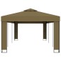 vidaXL Pavillon mit Doppeldach 3x6 m Taupe 180 g/m² vidaXL Pavillon mit Doppeldach 3x6 m Taupe 180 g/m²