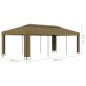 vidaXL Pavillon mit Doppeldach 3x6 m Taupe 180 g/m² vidaXL Pavillon mit Doppeldach 3x6 m Taupe 180 g/m²