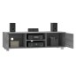 vidaXL TV-Schrank Grau Sonoma 140x40,5x35 cm Holzwerkstoff vidaXL TV-Schrank Grau Sonoma 140x40,5x35 cm Holzwerkstoff
