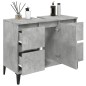 vidaXL Waschbeckenunterschrank Betongrau 80x33x60 cm Holzwerkstoff vidaXL Waschbeckenunterschrank Betongrau 80x33x60 cm Holzwerkstoff