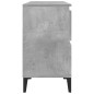 vidaXL Waschbeckenunterschrank Betongrau 80x33x60 cm Holzwerkstoff vidaXL Waschbeckenunterschrank Betongrau 80x33x60 cm Holzwerkstoff