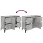 vidaXL Waschbeckenunterschrank Betongrau 80x33x60 cm Holzwerkstoff vidaXL Waschbeckenunterschrank Betongrau 80x33x60 cm Holzwerkstoff