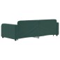 vidaXL Tagesbett Ausziehbar mit Schubladen Dunkelgrün 90x200 cm Samt vidaXL Tagesbett Ausziehbar mit Schubladen Dunkelgrün 90x200 cm Samt