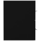vidaXL Waschbeckenunterschrank mit Einbaubecken Schwarz Holzwerkstoff vidaXL Waschbeckenunterschrank mit Einbaubecken Schwarz Holzwerkstoff