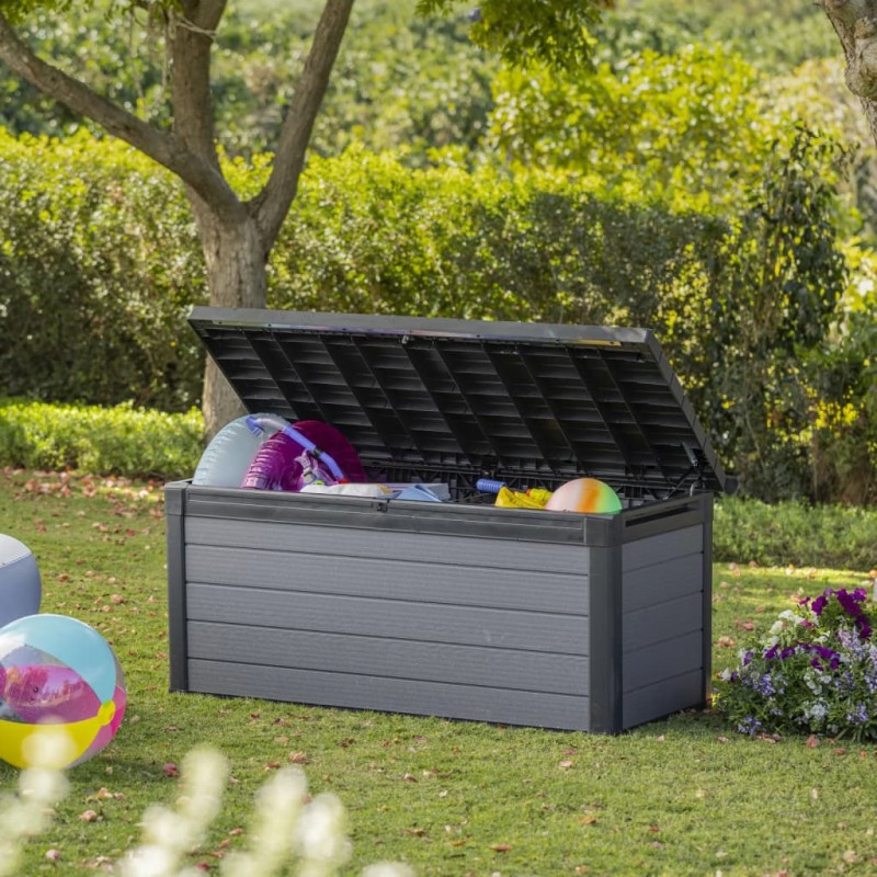 Keter Gartentruhe Cortina 570 L Grau Keter Gartentruhe Cortina 570 L Grau