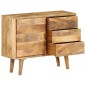 vidaXL Sideboard Massivholz Mango 90x30x69 cm vidaXL Sideboard Massivholz Mango 90x30x69 cm