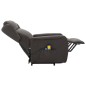 vidaXL Massagesessel mit Aufstehhilfe Dunkelgrau Stoff vidaXL Massagesessel mit Aufstehhilfe Dunkelgrau Stoff