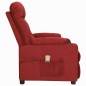 vidaXL Massagesessel mit Aufstehhilfe Weinrot Stoff vidaXL Massagesessel mit Aufstehhilfe Weinrot Stoff