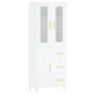vidaXL Highboard Weiß 69,5x34x180 cm Holzwerkstoff vidaXL Highboard Weiß 69,5x34x180 cm Holzwerkstoff