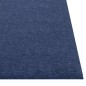 vidaXL Wandpaneele 12 Stk. Blau 30x30 cm Stoff 1,08 m² vidaXL Wandpaneele 12 Stk. Blau 30x30 cm Stoff 1,08 m²