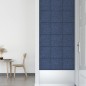 vidaXL Wandpaneele 12 Stk. Blau 30x30 cm Stoff 1,08 m² vidaXL Wandpaneele 12 Stk. Blau 30x30 cm Stoff 1,08 m²