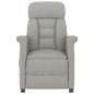 vidaXL Relaxsessel Hellgrau Wildleder-Optik vidaXL Relaxsessel Hellgrau Wildleder-Optik