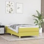 vidaXL Bettgestell ohne Matratze Grün 100x200 cm Stoff vidaXL Bettgestell ohne Matratze Grün 100x200 cm Stoff