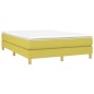 vidaXL Bettgestell ohne Matratze Grün 140x190 cm Stoff vidaXL Bettgestell ohne Matratze Grün 140x190 cm Stoff