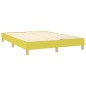 vidaXL Bettgestell ohne Matratze Grün 140x190 cm Stoff vidaXL Bettgestell ohne Matratze Grün 140x190 cm Stoff