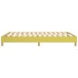 vidaXL Bettgestell ohne Matratze Grün 140x190 cm Stoff vidaXL Bettgestell ohne Matratze Grün 140x190 cm Stoff