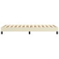 vidaXL Bettgestell Creme 90x190 cm Kunstleder vidaXL Bettgestell Creme 90x190 cm Kunstleder