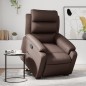 vidaXL Relaxsessel mit Aufstehhilfe Braun Kunstleder vidaXL Relaxsessel mit Aufstehhilfe Braun Kunstleder
