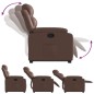 vidaXL Relaxsessel mit Aufstehhilfe Braun Kunstleder vidaXL Relaxsessel mit Aufstehhilfe Braun Kunstleder