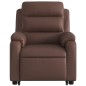 vidaXL Relaxsessel mit Aufstehhilfe Braun Kunstleder vidaXL Relaxsessel mit Aufstehhilfe Braun Kunstleder