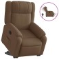 vidaXL Relaxsessel mit Aufstehhilfe Elektrisch Braun Stoff vidaXL Relaxsessel mit Aufstehhilfe Elektrisch Braun Stoff