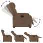 vidaXL Relaxsessel mit Aufstehhilfe Elektrisch Braun Stoff vidaXL Relaxsessel mit Aufstehhilfe Elektrisch Braun Stoff