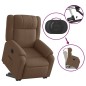 vidaXL Relaxsessel mit Aufstehhilfe Elektrisch Braun Stoff vidaXL Relaxsessel mit Aufstehhilfe Elektrisch Braun Stoff