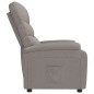 vidaXL Relaxsessel Taupe Stoff vidaXL Relaxsessel Taupe Stoff