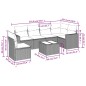 vidaXL 7-tlg. Garten-Sofagarnitur mit Kissen Braun Poly Rattan vidaXL 7-tlg. Garten-Sofagarnitur mit Kissen Braun Poly Rattan