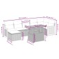 vidaXL 8-tlg. Garten-Sofagarnitur mit Kissen Beige Poly Rattan vidaXL 8-tlg. Garten-Sofagarnitur mit Kissen Beige Poly Rattan