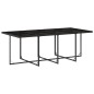 vidaXL 13-tlg. Garten-Essgruppe mit Kissen Schwarz Poly Rattan vidaXL 13-tlg. Garten-Essgruppe mit Kissen Schwarz Poly Rattan